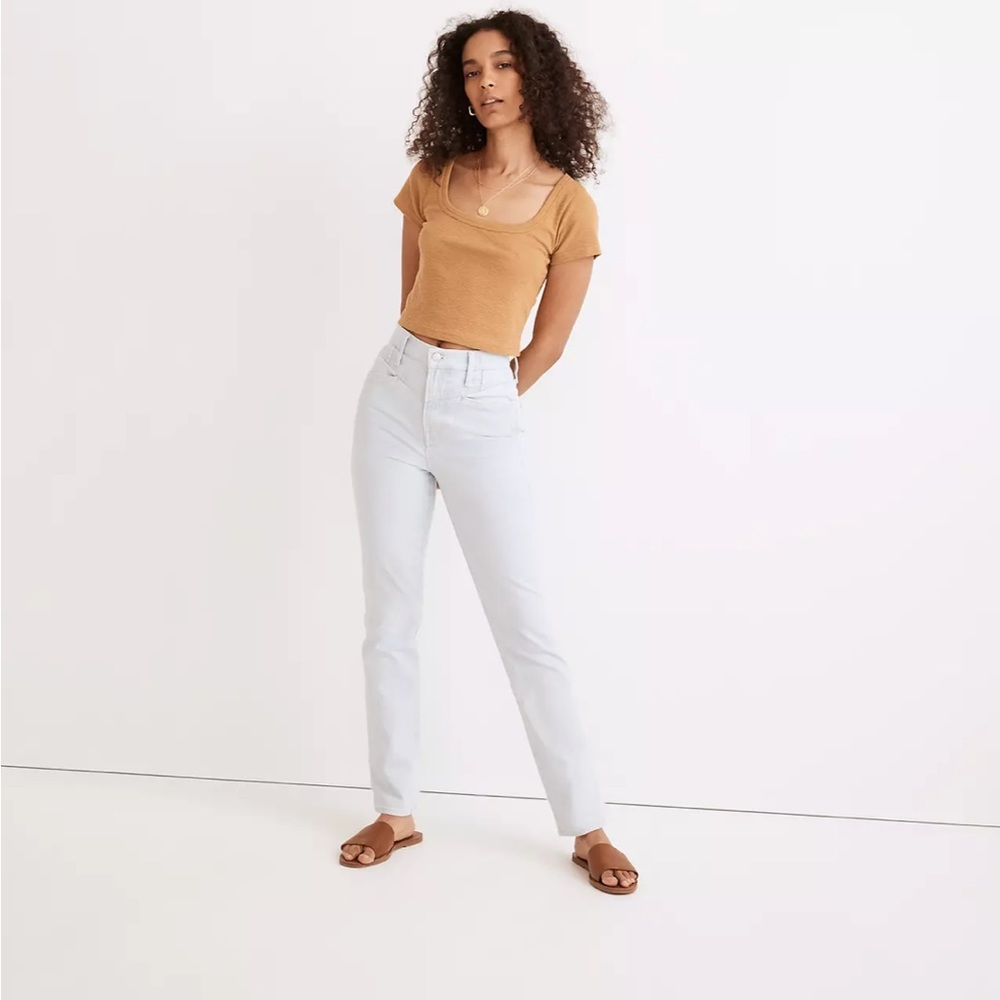 Madewell Perfect Vintage Jean in Blaketon Wash: Retro Yoke Edition